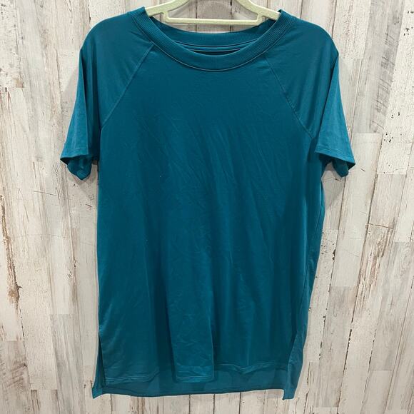 Tek Gear Blue Moisture Wicking Workout Tshirt Womens Size Small Gym Athleisure - Picture 1 of 5